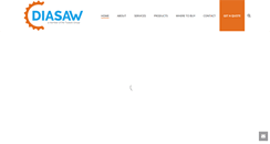 Desktop Screenshot of diasaw.ca